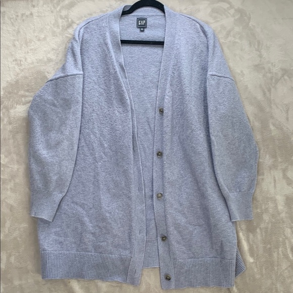 GAP Sweaters - GAP | XL WOMENS | LONG SLEEVE RELAXED SWEATER CARDIGAN  in BLUE